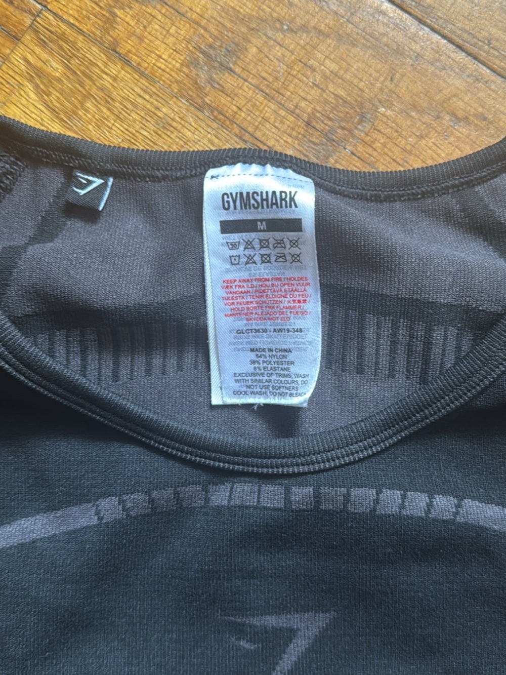 Gymshark Long Sleeve Seamless Top in Black - Picture 5 of 5